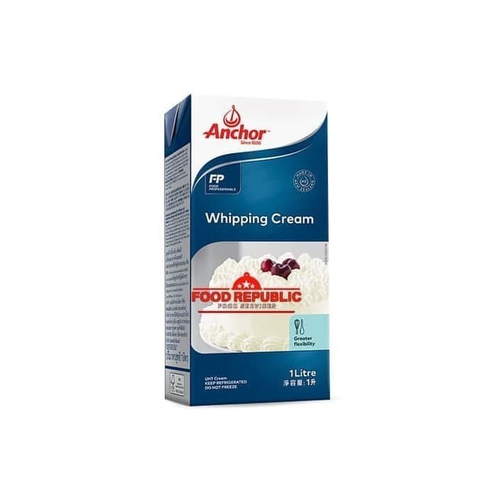 

Whipping Cream Anchor 1 Ltr - Whip Krim Halal