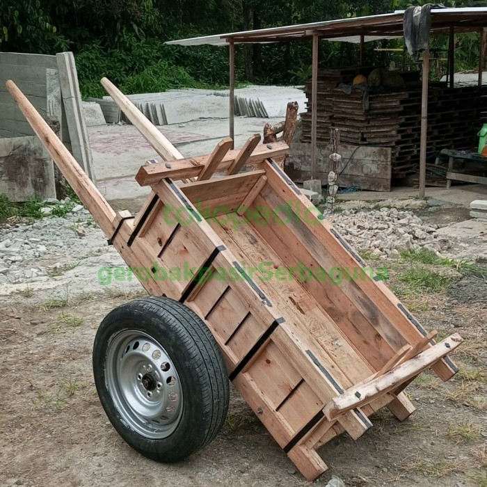 gerobak pasir kayu serbaguna murah