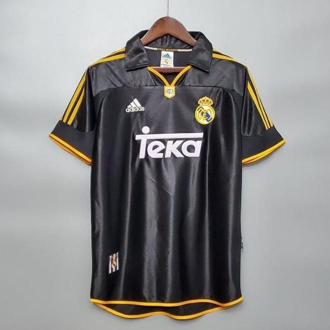 BAJU BOLA JERSEY REAL MADRID AWAY RETRO 1998 1999 JERSEY RETRO JERSEY