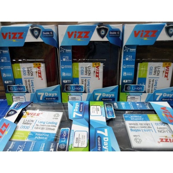 Baterai Batre Batere Vizz Double Power G530 Grand Prime Samsung J3 Samsung J5 Samsung J3 2016 Ori