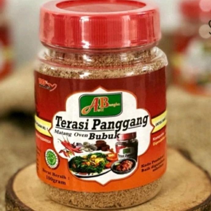 

Terasi Bubuk Sanggrai Super AB Asli Bangka 100gr / Terasi Panggang