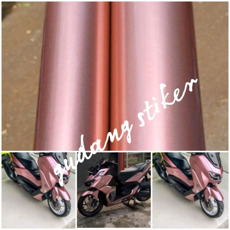 Stiker Skotlet Warna Rose Gold Stiker Skotlet Pink Rose Gold Scotlite Metalik Candy Warna Rose Gold