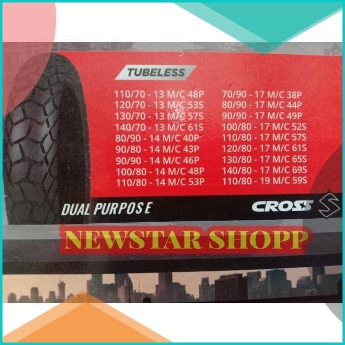 ban corsa cross s platinum 110 80 17 130 80 17 paketan dual purpose 19