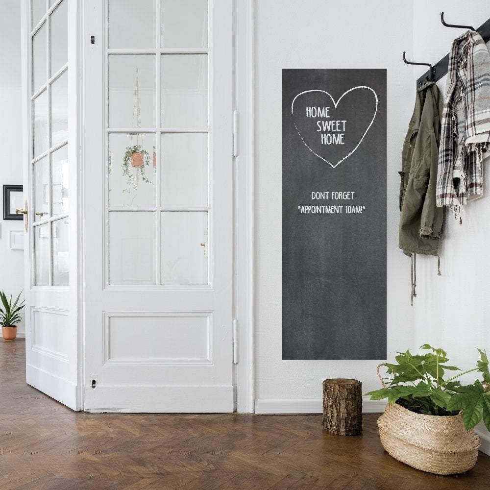 

H&F Stiker Dinding Papan Tulis Kapur Blackboard Sticker Roll 200x60 cm