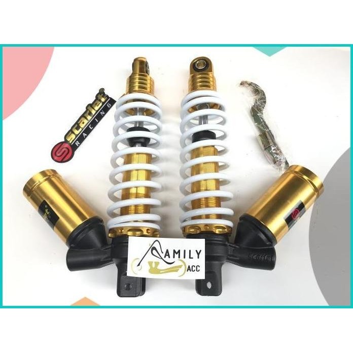 Shockbreaker Belakang Tabung Bawah Scarlet Motor Nouvo dan Aerox 155 1