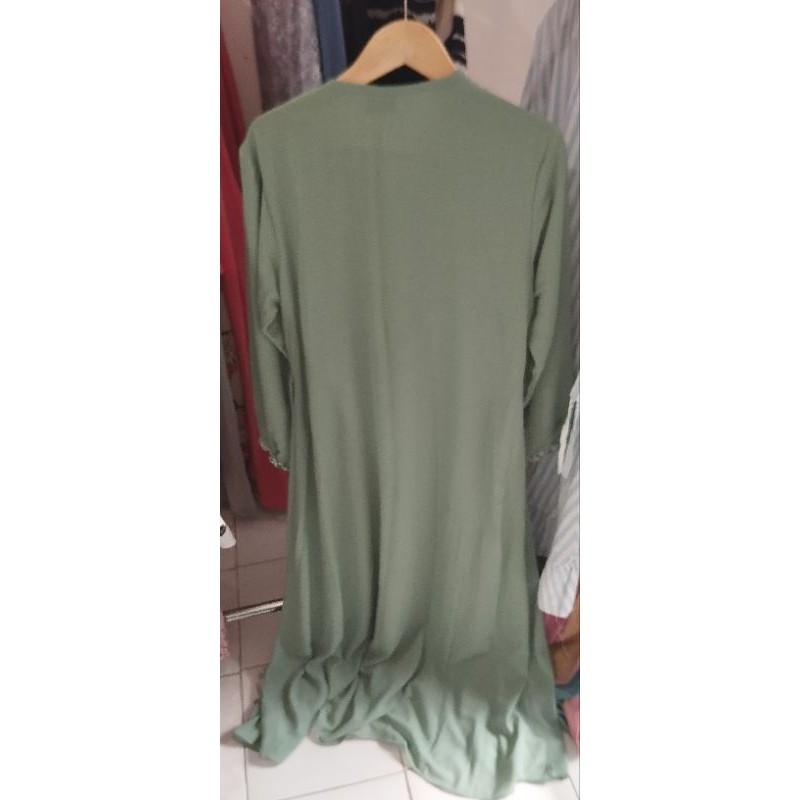 Long dress gamis sage