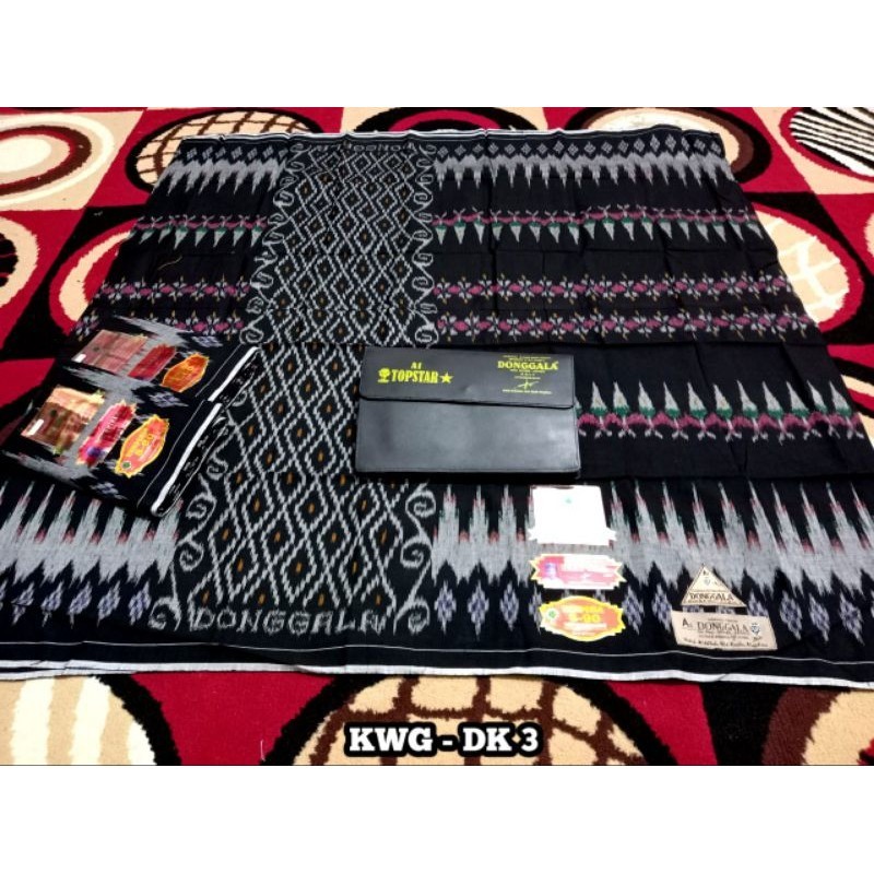 Sarung DONGGALA Mercerized Motif KWG Kawung