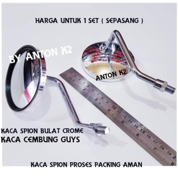KACA SPION BULAT VARIASI MOTOR BEAT STREET/BEAT NEW/DELUXE/SCOOPY dll