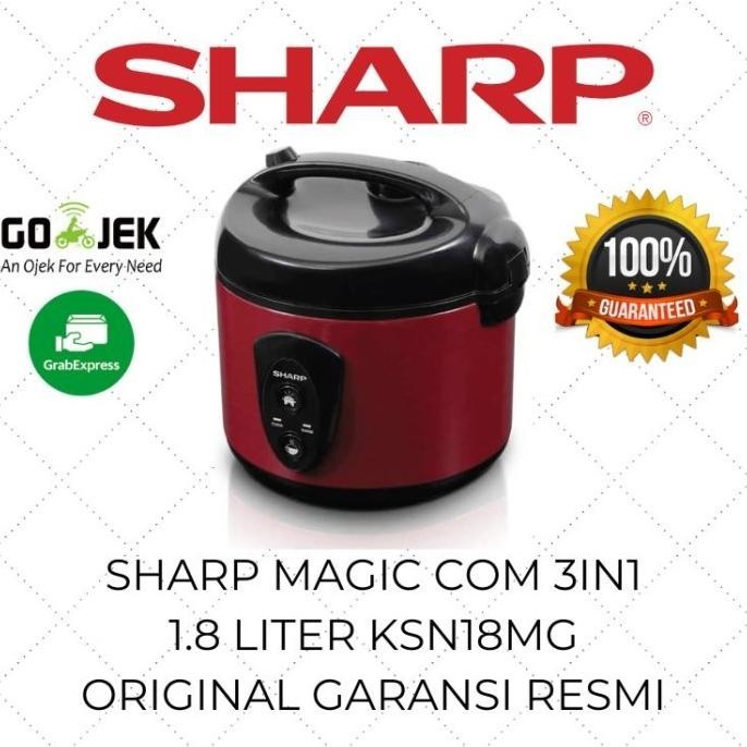 Sharp Magic Com 3in1 KSN 18MG 1.8 Liter Mejicom Mejikom Mini Murah BS88