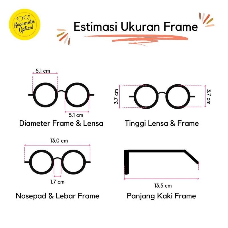KACAMATA OPTICAL - Frame KMO03 Half Frame Hijau Besi Plastik