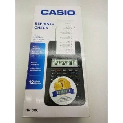 

Paket Casio Hr-8Tm + Kalkulator / Calculator Ing