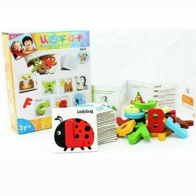 

British Wooden Puzzle Alphabeth - Mainan Edukasi Anak