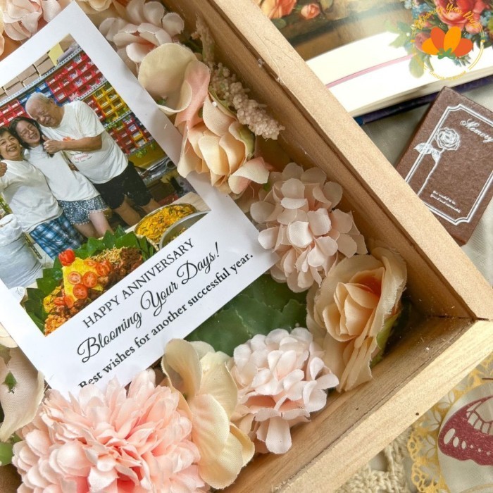 

3D Frame Bunga Bingkai Foto Scrapframe Kado Wisuda Graduation Ultah