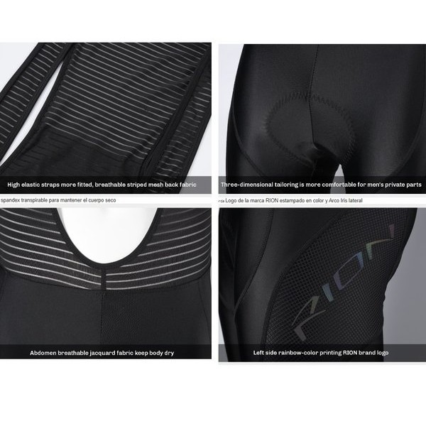 B2 Celana Bib Padding Rion 7Hr Riding Berkantung Pocket