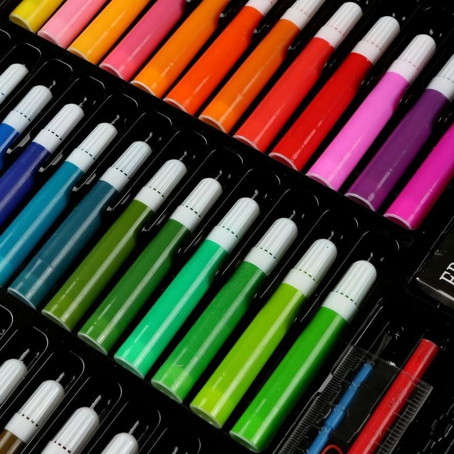 

GB29 Crayon Anak Set 150 pcs Set Spidol Alat Menggambar Mewarnai Pensil Art Termurah