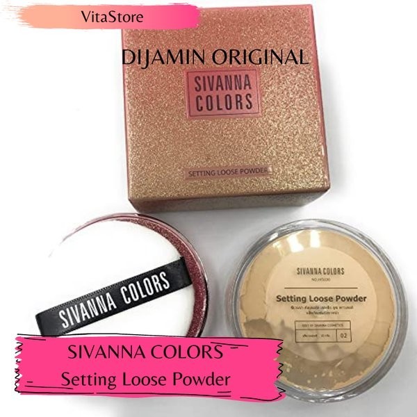 ORIGINAL SIVANNA COLORS Setting Loose Powder .HF5030 Thailand . Bedak Tabur - Variasi Satu
