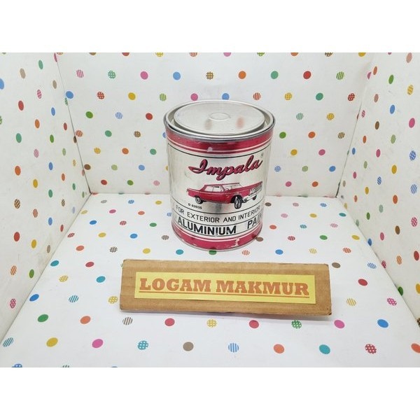 CAT ALUMINIUM CHROME FINISH 1KG - WARNA SILVER PERAK