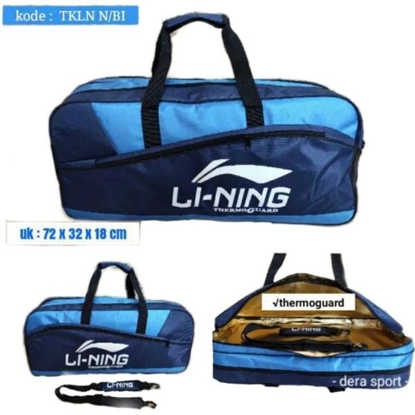 tas kotak badminton with thermo