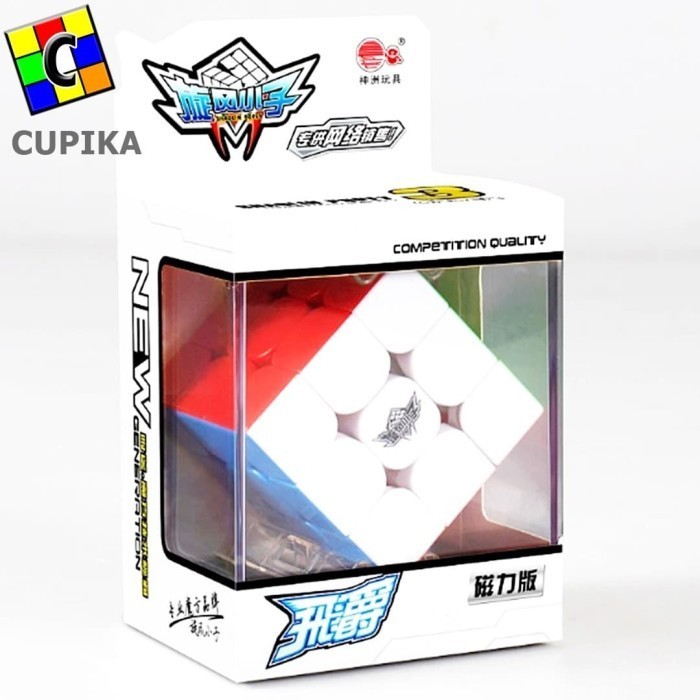 Rubik 3X3 : Cyclone Boys Feijue 3X3X3 Asli