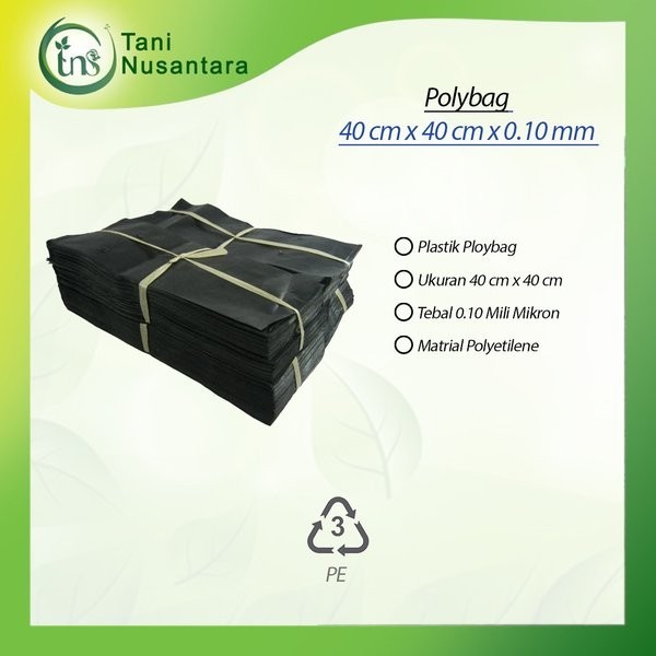 POLYBAG PLASTIK POLYBAG 40CM X 40CM X 0.10MM