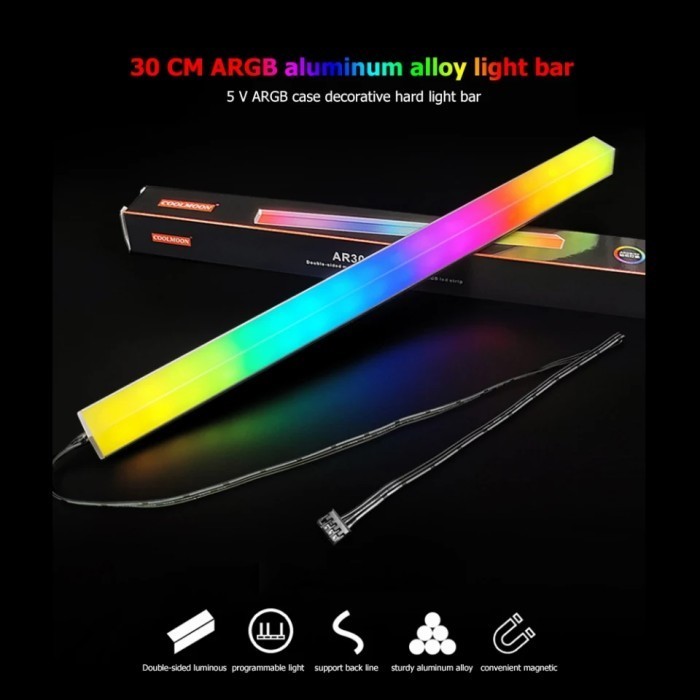 Magnetic Led Strip Rgb 3Argb Casing Case Pc Komputer Addresable