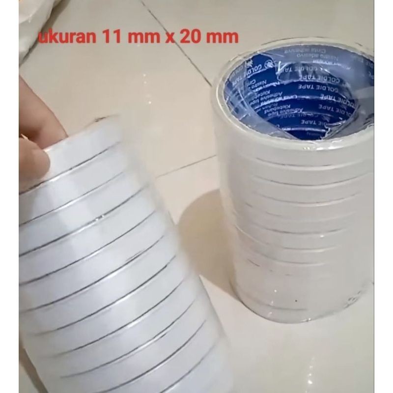 

BISA COD Lakban /selotip/isolasi GOLDIE 11mm x 20 mm (GBZ)