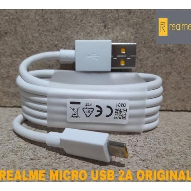Original Kabel Data Realme C3 C11 C15 Usb Micro Fast Charging
