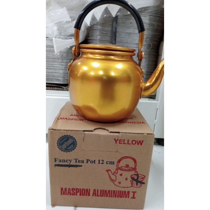 TEKO FANCY TEA POT 12 CM MASPION EMAS