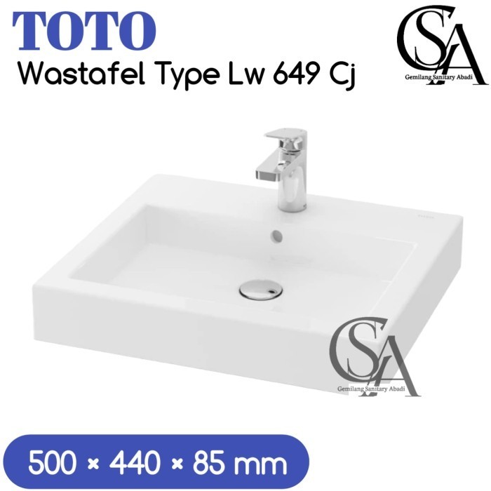 Produk Terbaru Wastafel Toto Lw649Cj Set Lengkap / Toto Lw 649 Cj Komplit