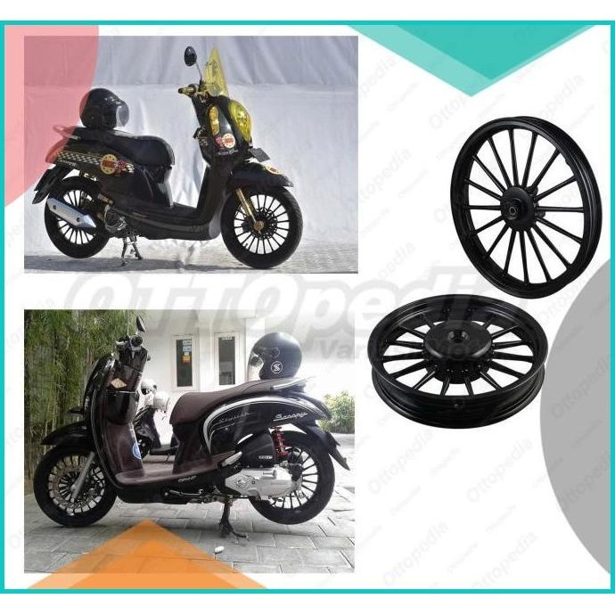 Velg Racing VRossi Andromeda Balok 16 Scoopy Fi- ESP ring 14 160/185 1