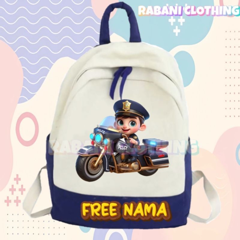 Tas polisi cilik tas anak sekolah