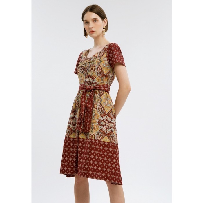 Minimal Emiko Dress Honey Gold Termurah