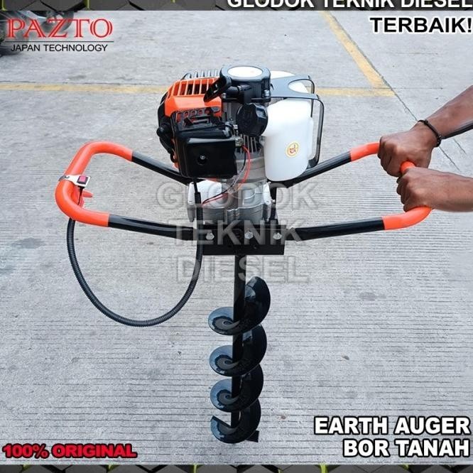 Mesin Bor Lubang Tanah Biopori Earth Auger Drill 63 Cc + Mata Original