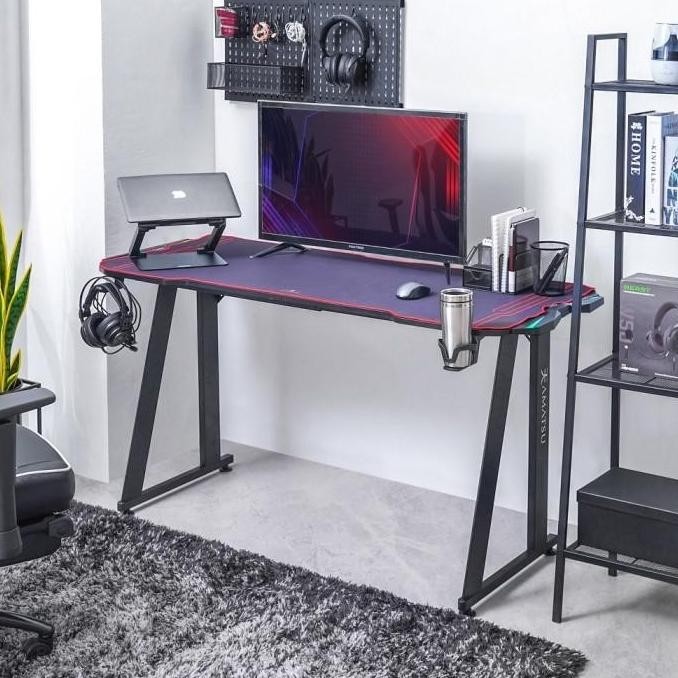 Terbaru Informa - Informa Amatsu Ryuu Meja Gaming - Hitam Pivitamart