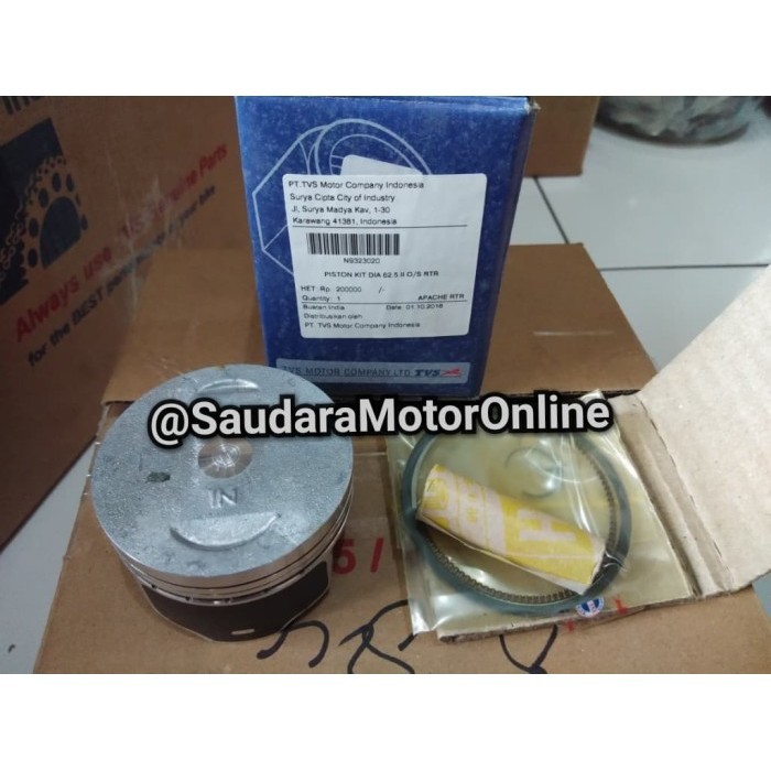 Piston Kit OS 50 TVS Apache 180 (N9323020) Original