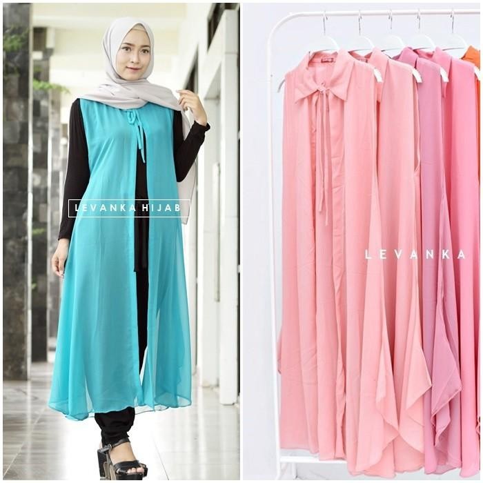 BISA COD - OUTER HIJAB / CARDIGAN CERUTI / LONG VEST OUTER CERUTI