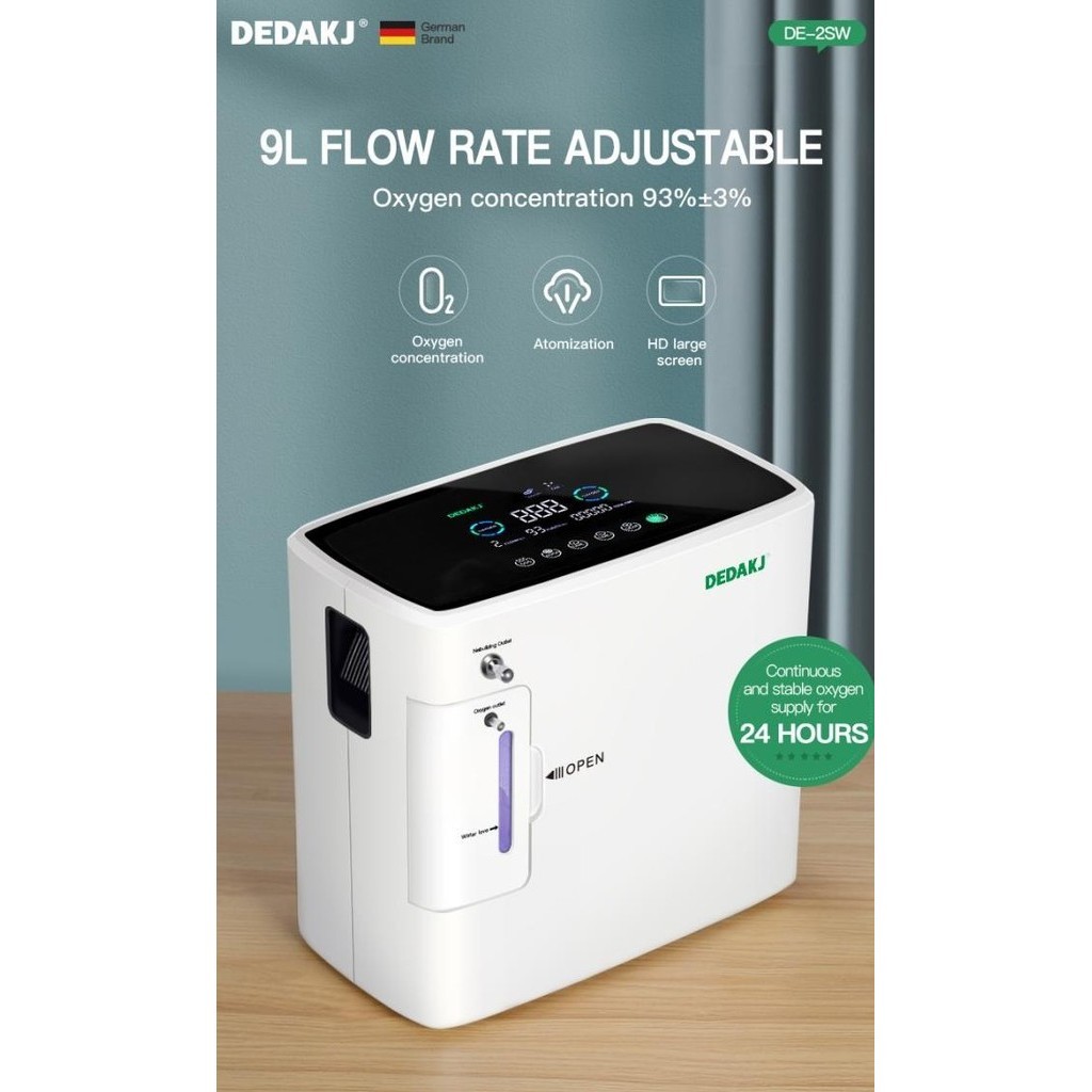 Oxygen Concentrator OKSIGEN KONSENTRATOR DEDAKJ DE-2SW 2L-9L GERMAN