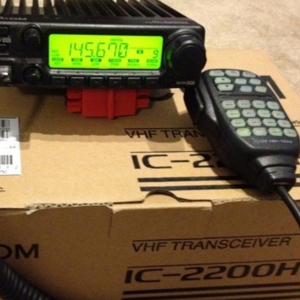 ICOM 2200H BLACK NEW / RIG ICOM 2200 BLACK BARU / ICOM IC 2200H