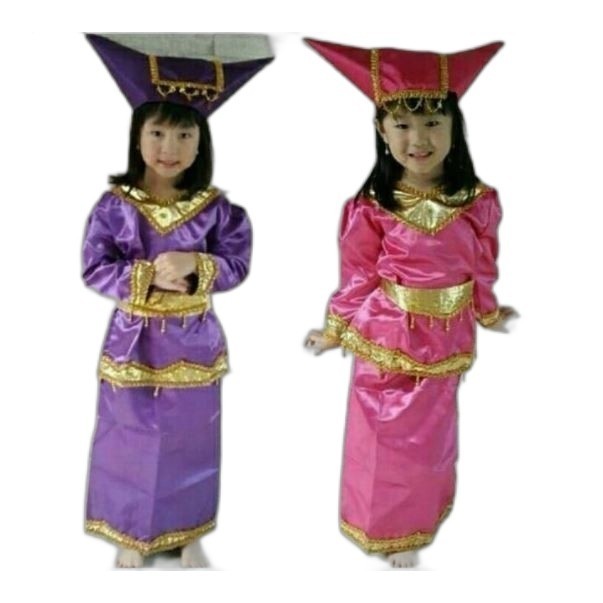 baju adat padang anak perempuan TK SD // baju adat minang