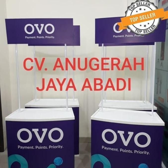 Sale Event Desk/Meja Jualan/Booth Pvc/Meja Promosi + Stiker + Cetak