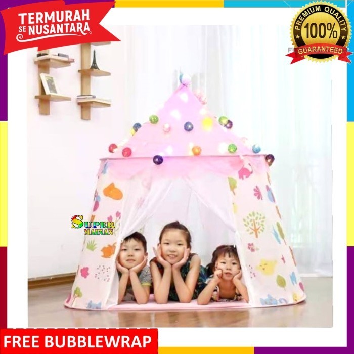 Kado Ulang Tahun Anak Perempuan Laki Laki Tenda Anak Set Besar Jumbo