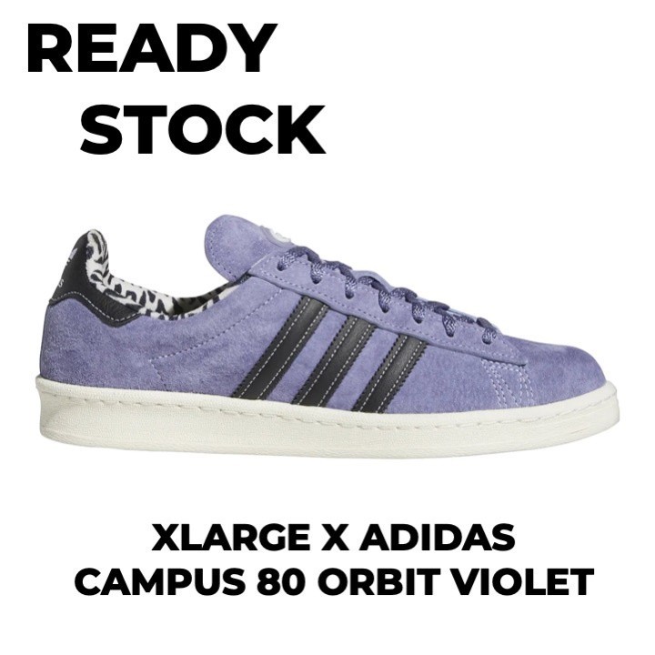 Sigma Sneakers XLARGE x Adidas Campus 80 Orbit Violet