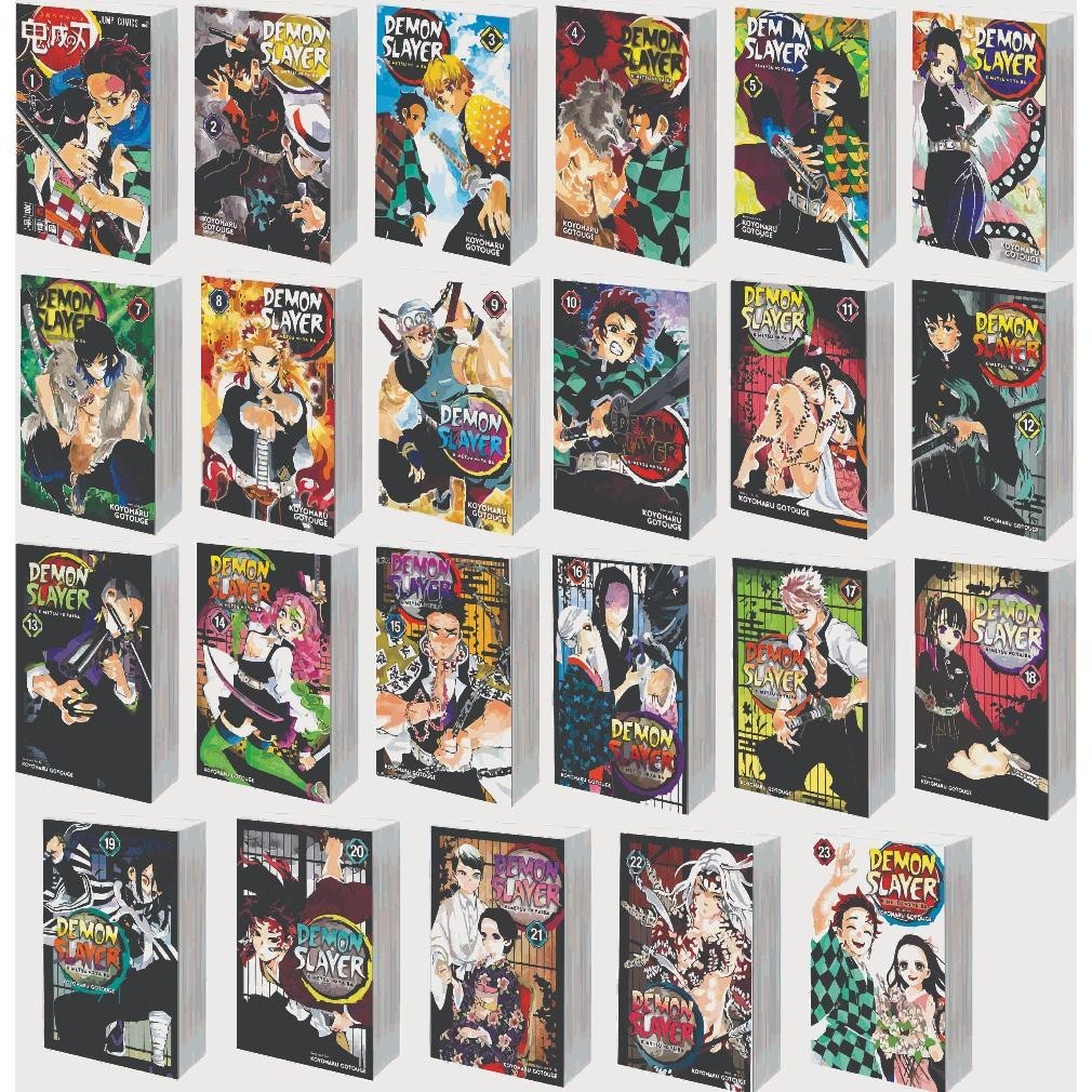 KOMIK MANGA KIMETSU NO YAIBA VOLUME 1-25 BAHASA INDONESIA New