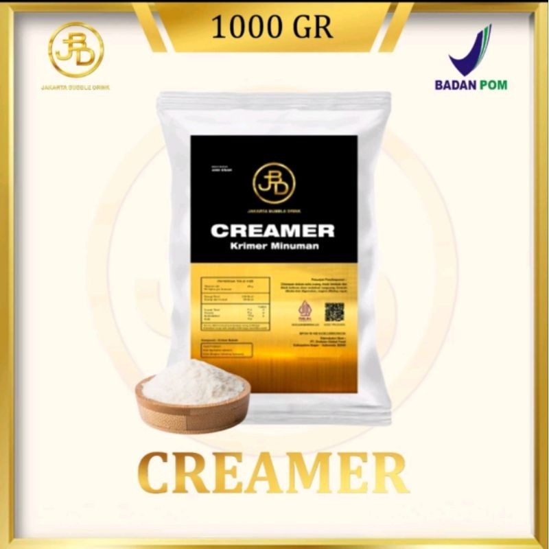 

Creamer 1Kg non diary / creamer bubuk minuman / creamer powder / Jakarta Bubble Drink / HALAL