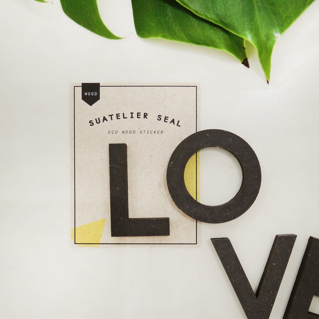

SUATELIER Seal Eco wood sticker No. 1712 wood (L)