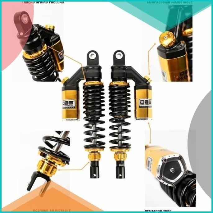 shock XMAX DBS premium 533 Tinggi 340mm 19F3B2024 sparepart