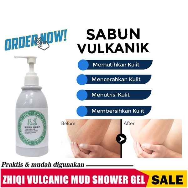 Sabun Lumpur Vulkanik Pemutih Badan Sabun Mandi Cerah Kulit Tubuh