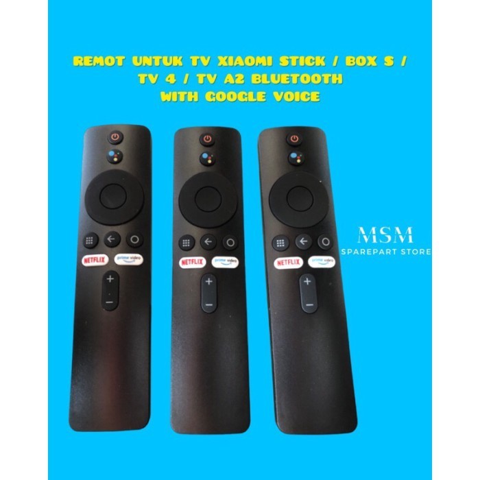 Promo Remot Untuk Tv Xiaomi Stick / Box S / Tv 4 / Tv A2 Bluetooth With Goog .