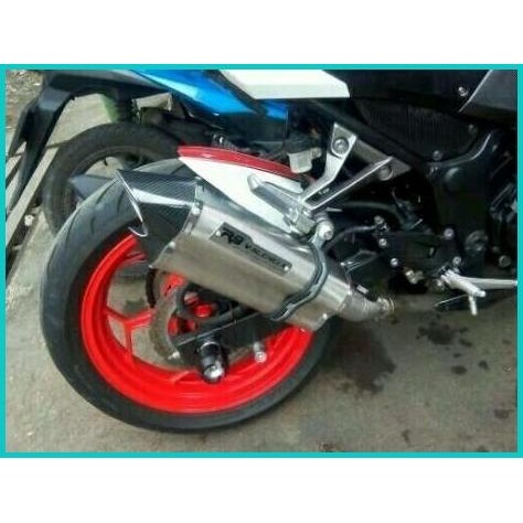 Knalpot Racing R9 Valencia Slip On Buat Ninja250 Fi,Z250,Ninja Mno Dll