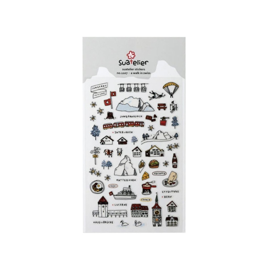 

SUATELIER Sticker No. 1107 a walk in swiss